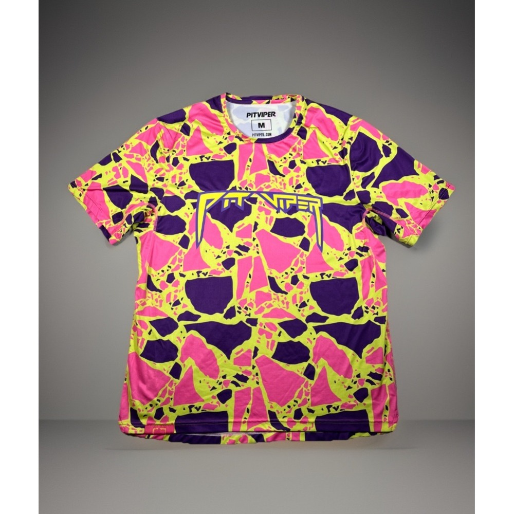 Pit Viper Graphic T-Shirt‎ Demand Respect Authority Athletic Fit Men's M Stretch